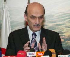 Leader des Forces Libanaises Samir Geagea