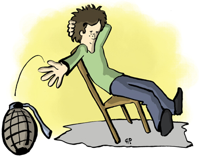 l'air de rien, il s'agit d'un sabotage bienheureux !