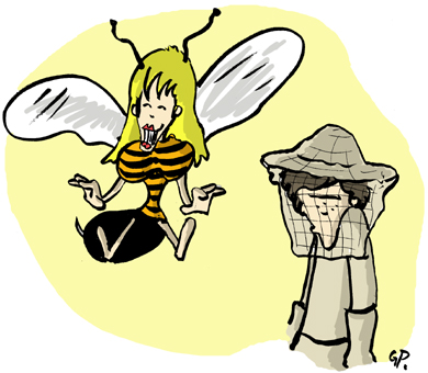 J'ai les z'abeilles ...