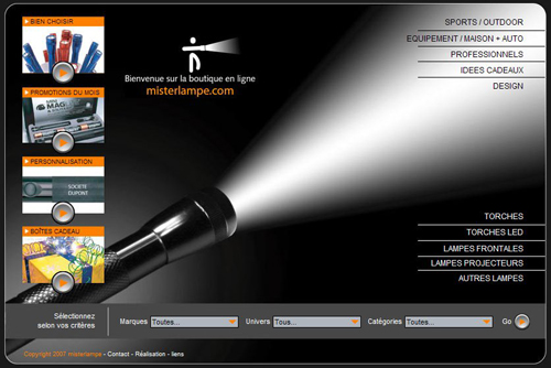 Lampes et torches : lampe de poche, lampe Led, lampe Maglite�