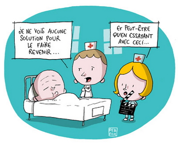 Dans le coma
