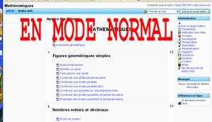 mode normale