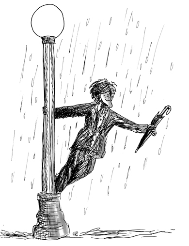 I'm singing in the rain ...